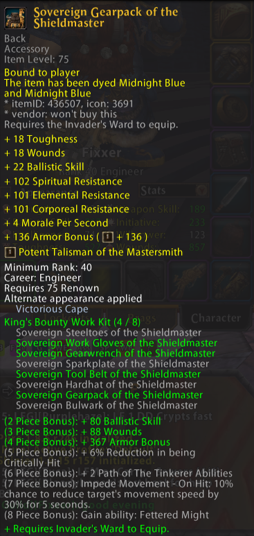 tank Build Shield master