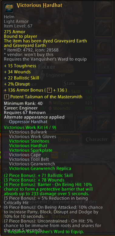 tank build - victorious